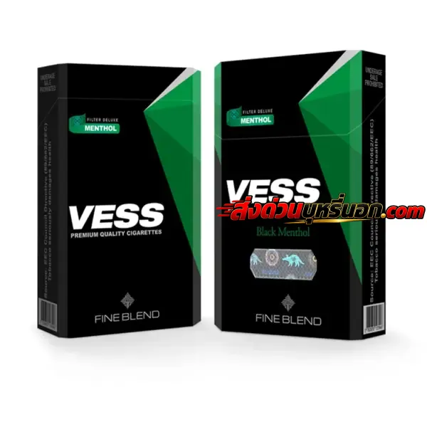 บุหรี่นอก Vess เวส Black Menthol (ซองแข็ง) ส่งด่วน