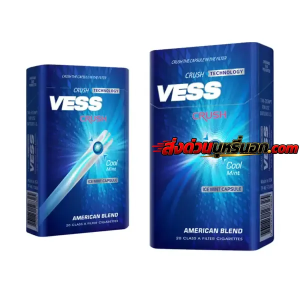บุหรี่นอก Vess เวส Coolmint (1 เม็ดบีบ) ส่งด่วน
